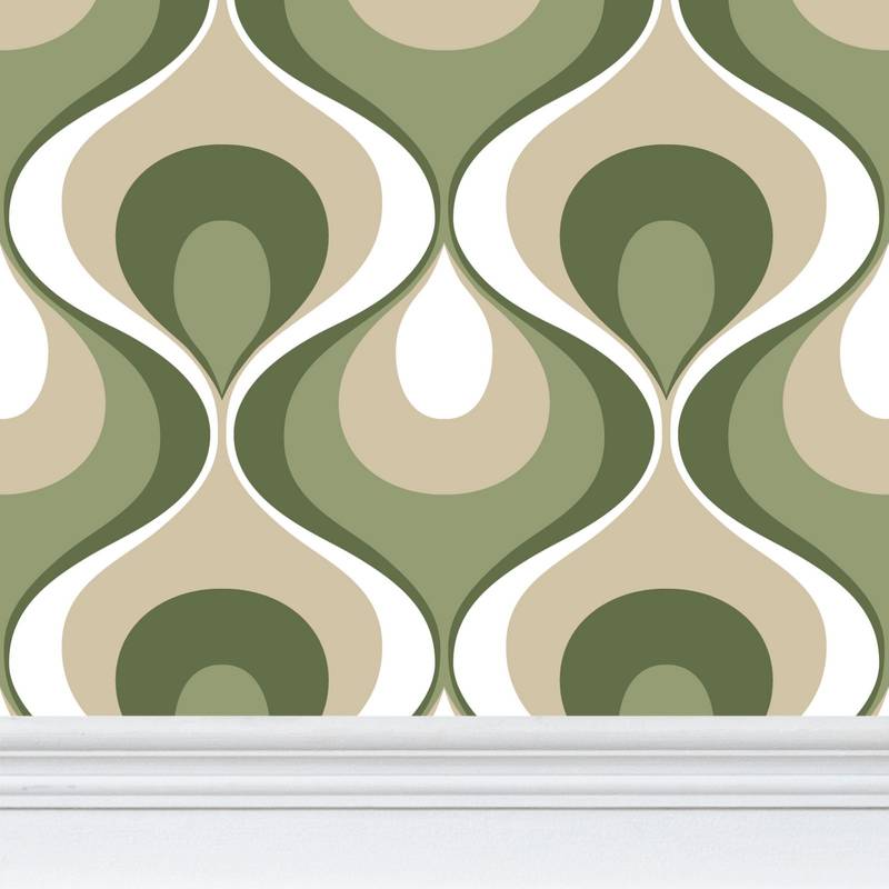 Olive green retro hot sale